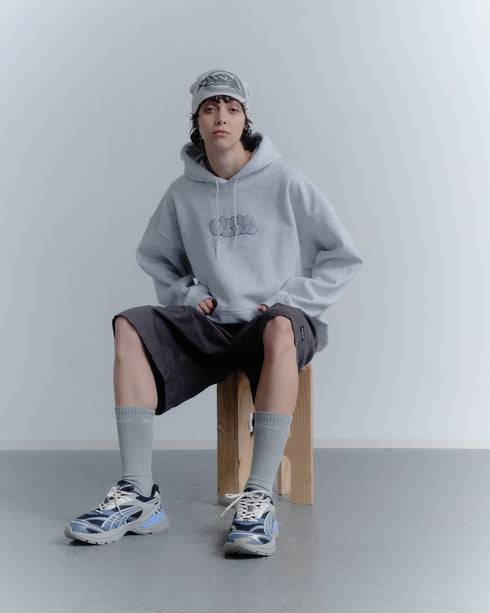 nyke × Cycle SPIRAL TAG BEANIE -GRAY- *Last1